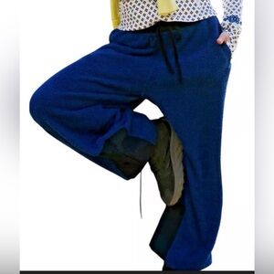 FREE PEOPLE MOVEMENT Cuddle Up Fleece Jogger Pants Size Large NWT